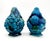 Bernardaud 1960’s Inarco Blue Mood Indigo Fruit Topiary Salt and Pepper Shakers - Mid Century Modern, Retro For Sale - Image 4 of 10
