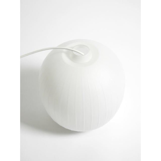 White Glass Bologna Pendant Lamp by Aloys Gangkofner for Peill & Putzler, 1950s For Sale - Image 8 of 15