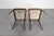 Mid-Century Brass, Metal and White Fabric High-Backed Chairs, Italy, 1950s, Set of 2 For Sale - Image 17 of 18