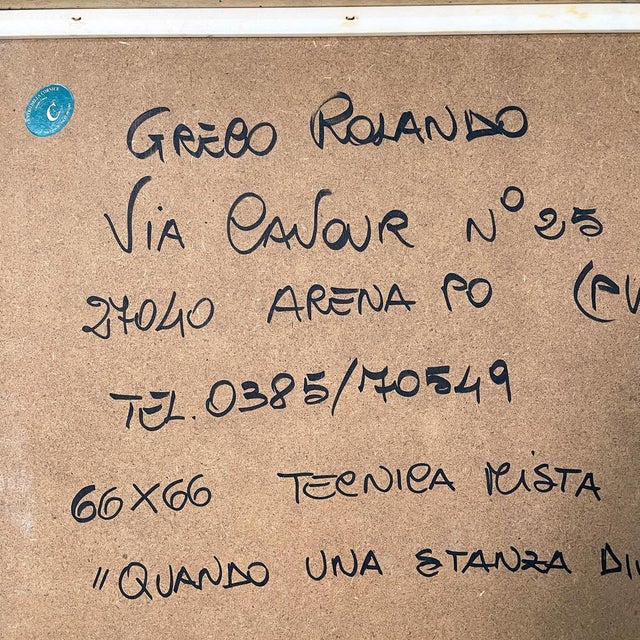 Ronaldo Greco, Italian Modern Still Life, Mixed Media Painting, 1950s-1990s, Framed For Sale - Image 13 of 15