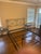 Campaign Late 20th Century Charles P. Rogers Campaign Collection Queen Iron Bed With Matching Glass-Top Nightstands For Sale - Image 3 of 3