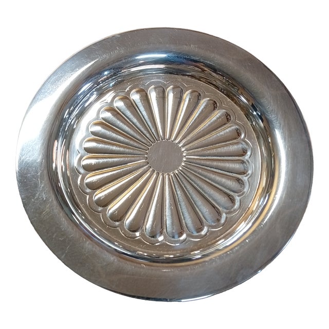 Silver-Plated Metal Bottle Coaster from Christofle For Sale