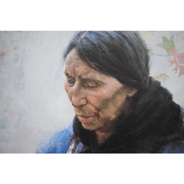 Native American Howard Terpning "Cree Finery" (1990) Signed & Numbered Limited Edition Lithograph With Certificate For Sale - Image 3 of 5