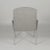 Mid-Century Modern 1970s Mid-Century Modern Grey Linen Chrome Tube Armchairs - a Pair For Sale - Image 3 of 10