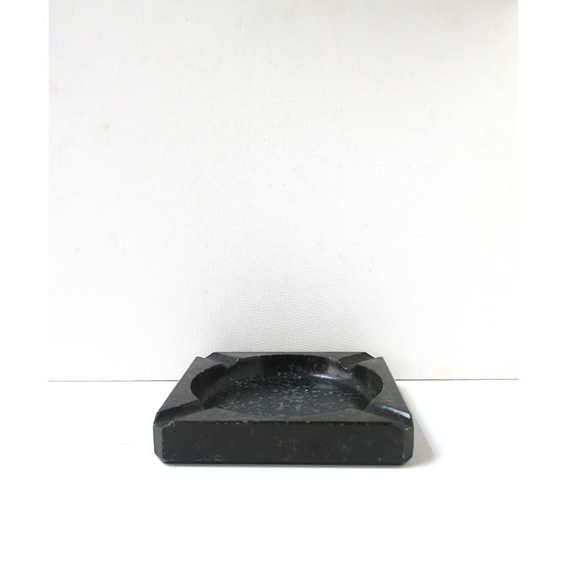 Art Deco Art Deco Black Marble Ashtray Catchall Vide-Poche For Sale - Image 3 of 12