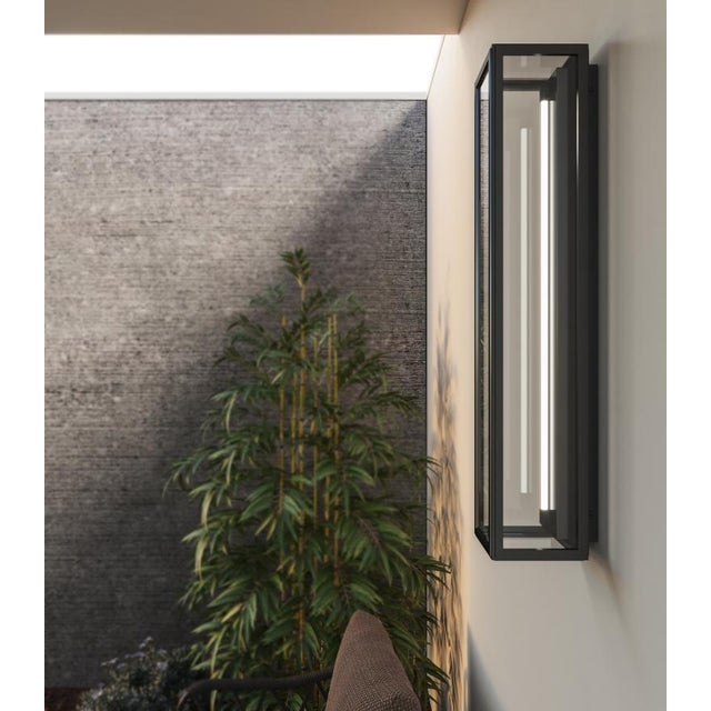 Contemporary Contemporary Tekna Hemsby 600 Wall Light in Dark Bronze For Sale - Image 3 of 3