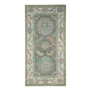 Turkish Oushak Rug 2'8" x 5'2" #17427 For Sale