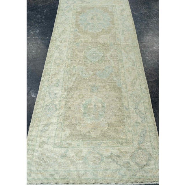 Turkish Oushak Rug 2'2" x 5'2" #19419 Explore a curated collection of hallway runners, wool rugs, and handmade...