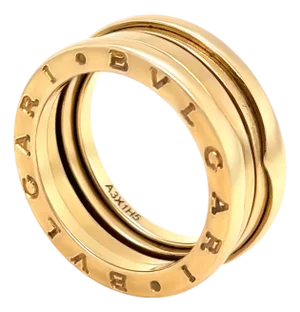 Bvlgari 18ct Yellow Gold B.Zero1 3-Band Ring 9.88g, Size 7