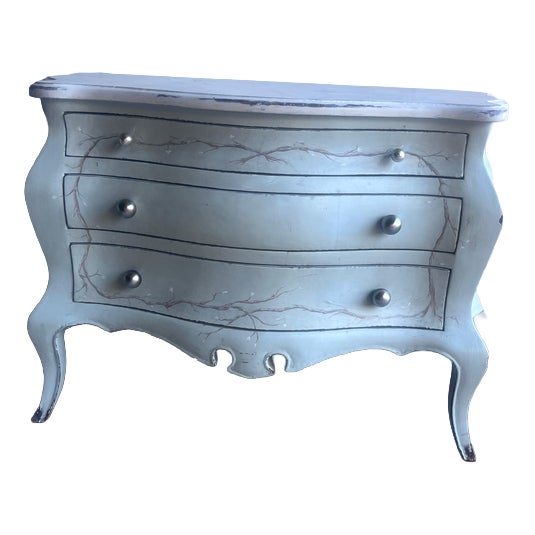 Hand-Painted Rococo Chest of Drawers For Sale