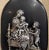French Early 20th Century French Silvered Pewter Virgin Mary Holy Water Stoup For Sale - Image 3 of 8