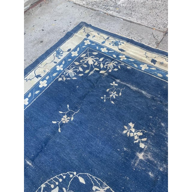 1900s, Handmade Antique Peking Chinese Rug 9.2' X 12.4' For Sale - Image 4 of 11