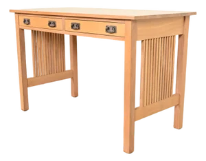 Stickley Mission Oak Arts & Crafts Spindle Writing Desk or Library Table