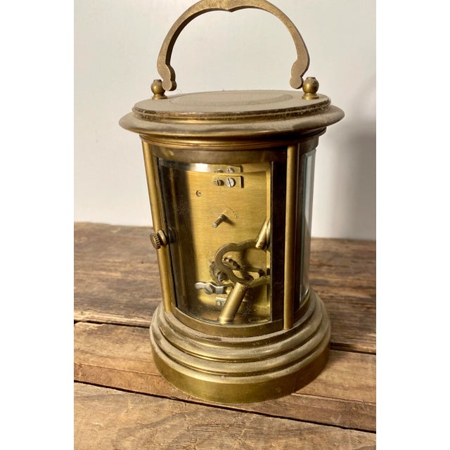 Mid-Century Modern 1990s Mid-Century Modern Carriage Clock For Sale - Image 3 of 5