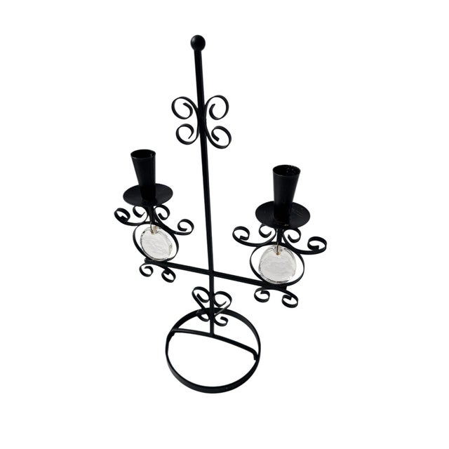 1950s Vintage Swedish Candleholder by Harry N. Boström for Bo Svensk, 1950s For Sale - Image 5 of 7