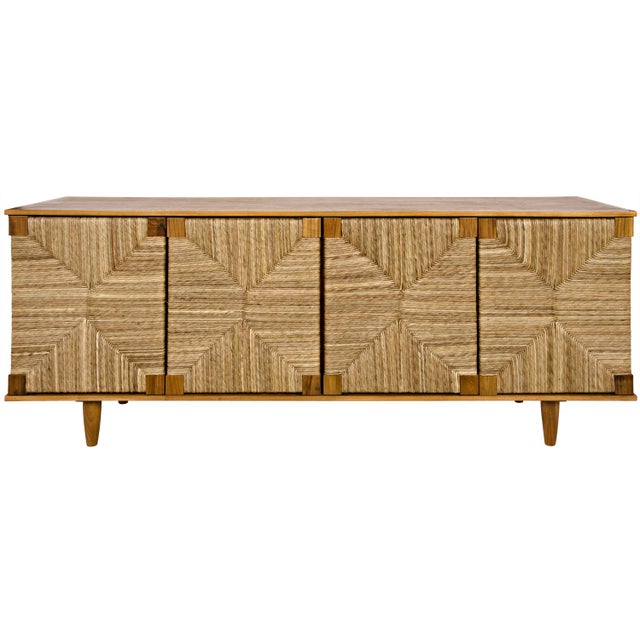 NOIR Brook 4 Door Sideboard, Teak For Sale In Los Angeles - Image 6 of 6