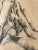 Mid-Century Charcoal Cubist Female Nude For Sale - Image 11 of 12