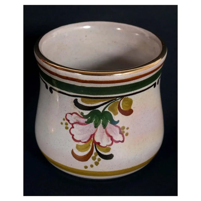 Ancient Ceramics Collection De Ruta Top 900 In Style Liberty Color Flower Polychrome. This piece has an attribution mark,...