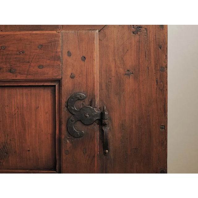 Antique Alpine Folk Art Cabinet in Pine, 1800s For Sale - Image 13 of 18