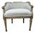 Antique French Louis XVI Petite Corbeille Vanity Chair For Sale