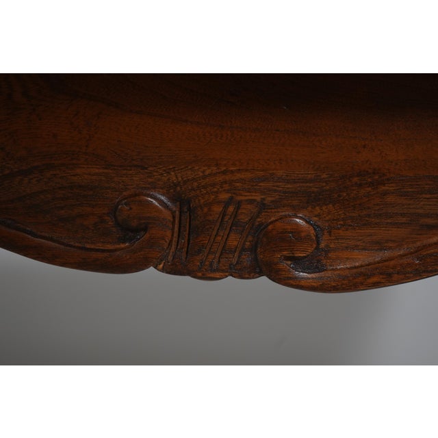 Brown Baker French Louis XV Oak Parquetry Extension Dining Table For Sale - Image 8 of 18