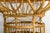 1960s Mid Century Bamboo Rattan Center Table, Original Smoked Glass Top For Sale - Image 5 of 10