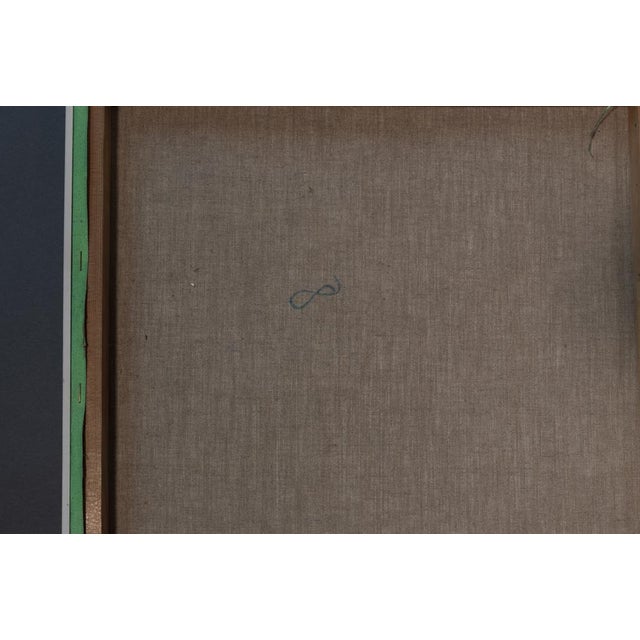 Wonderful contemporary abstract Kozo Inoue signed painting Series of 4 canvas assembled to form a single painting signed...