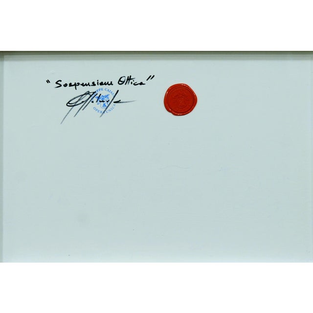 Gold Giuseppe Caiafa, Sospensione Ottica, 2025, Carved Wood with Gold and Silver Leaf For Sale - Image 8 of 9