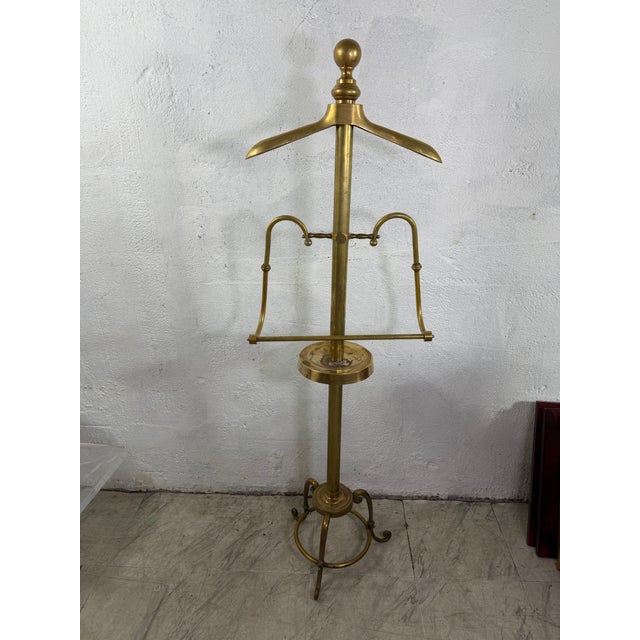 Vintage Store Display Brass Valet For Sale - Image 4 of 11