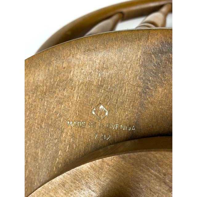 Vintage Wooden Bar Chair, 1992 For Sale - Image 12 of 13
