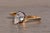 1990s The 116th Avenue: Pear Shaped Bypass Style Engagement Ring in Yellow Gold For Sale - Image 5 of 11