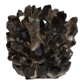 Votive Holder in Smoky Quartz Large For Sale