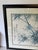 White 1970s Asian Bamboo Painting in Frame For Sale - Image 8 of 9