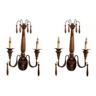 Currey & Co Sconces - Pair For Sale