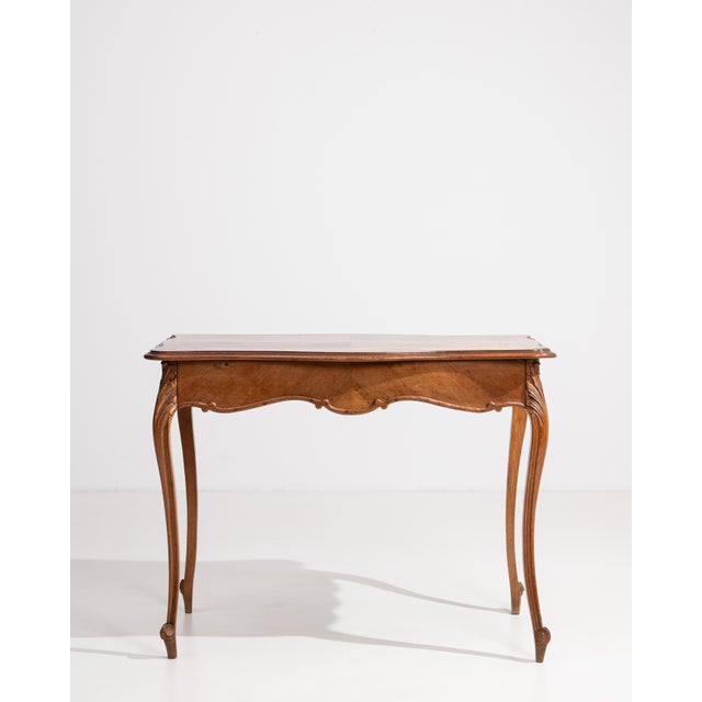 Louis XV Side Table with Single Drawer in Original Patina, Rococo Style, France, 19th Century For Sale - Image 4 of 16