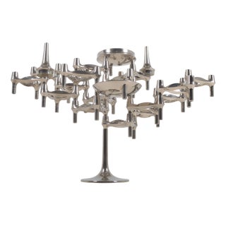 Footed Candlesticks by Hans Nagel for BMF, 1974, Set of 21 For Sale