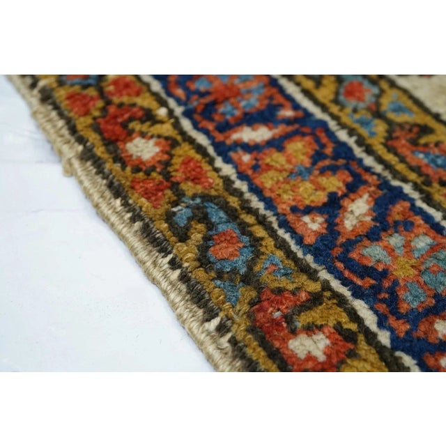 Antique Heriz Rug 3'1'' x 5'5'' For Sale - Image 4 of 9