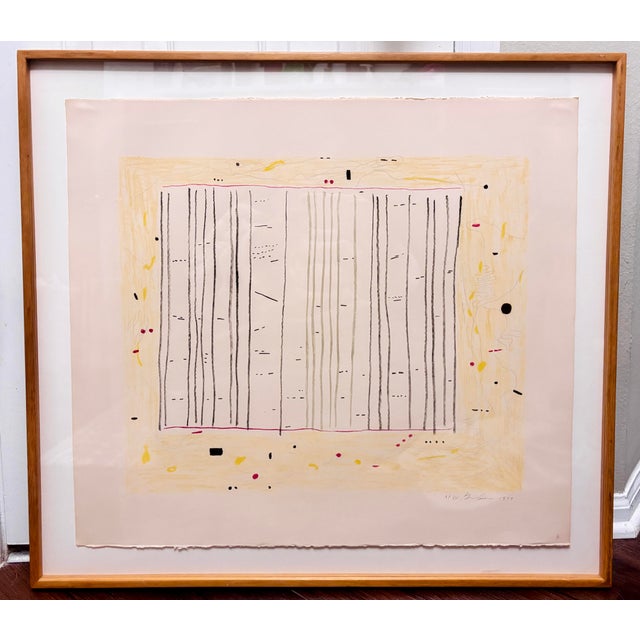 1979 Gene Davis "Yellow Jack" Signed Artist Proof Lithograph For Sale - Image 10 of 12