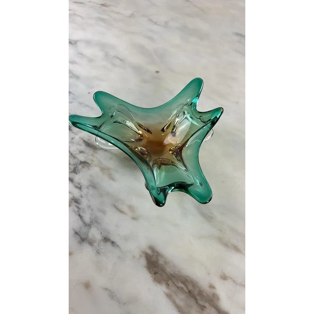 Mid-Century Murano Glass Bowl, 1960s For Sale - Image 7 of 9
