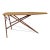 Vintage Farmhouse Style Folding Wood Ironing Board For Sale