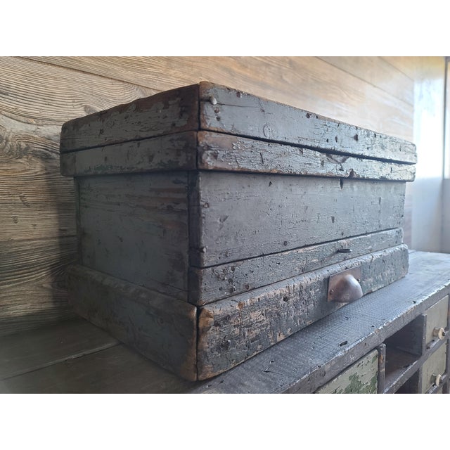 Mid 19th Century 19th Century Early American Document Box For Sale - Image 5 of 9