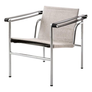 1 Armchair with Tilting Backrest by Le Corbusier for Cassina For Sale