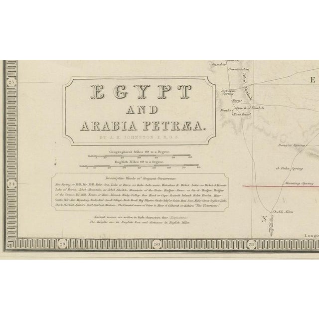 Egypt and Arabia Petraea Nile Map, 1815 For Sale - Image 5 of 10