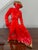 Large Pair of 1950s MCM Glossy Firehouse Red and Gilded Kt Gold Paint Accents Ceramic Fighting Bull and Matador Figurines For Sale - Image 12 of 12