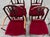 Vintage Mahogany Hepplewhite Style Set of Six Dining Chairs For Sale - Image 4 of 12