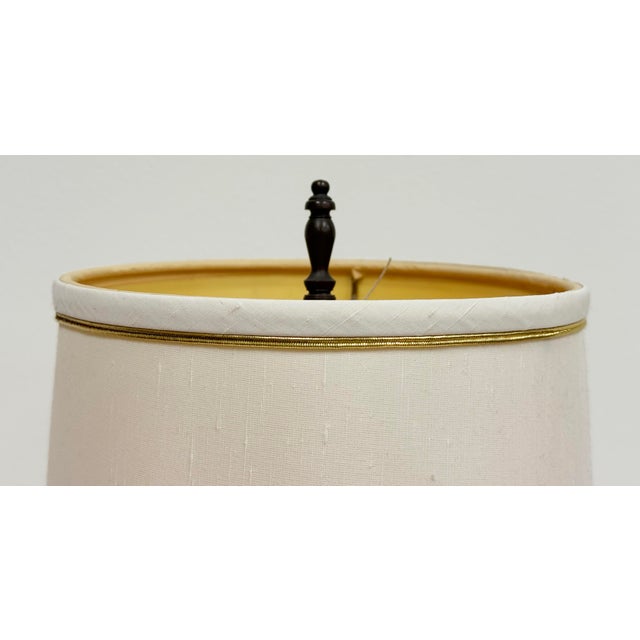 Antique Mid Century Italian Carved Alabaster Urn Table Lamp For Sale - Image 12 of 14