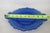 Early 20th Century Le Smith Mount Pleasant Cobalt Blue Glass Plates With Handles Set of Five For Sale - Image 9 of 18