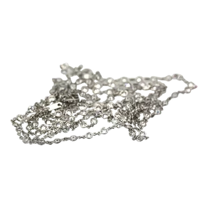 Diamond Platinum Eternity Necklace