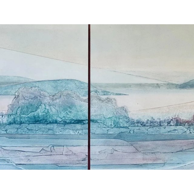 Renata Zerner "Big Country" Triptych 1986, Ap For Sale - Image 4 of 11