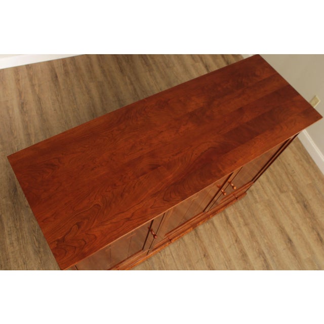 1990s Stickley Mission Collection Cherry Entertainment Unit For Sale - Image 9 of 13